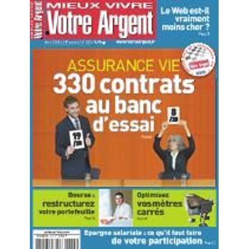 Mieux Vivre Votre Argent   N° 333 : Assurance Vie : 330 Contrats Au Banc D'essai