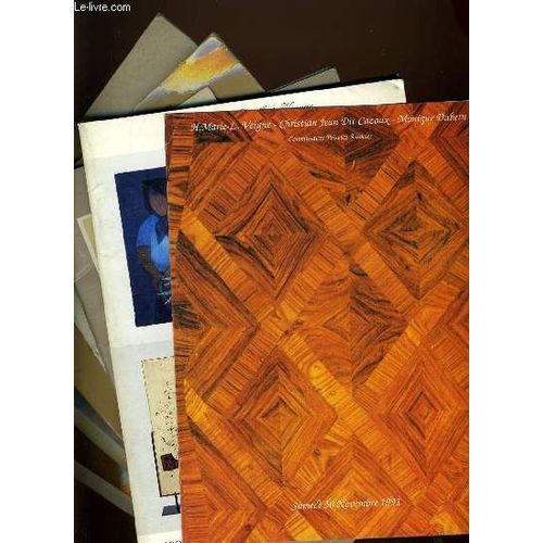 Lot 8 Cataloguesde Vente Aux Encheres : Meuble Ancien Xviii Et Xixe  Siècle, Objet D'art Et De Bel Ameublement,Xviiie Et Xixe Siècle, Tableaux Xixe Et Contemporains, Aquarelles, Estampes ...