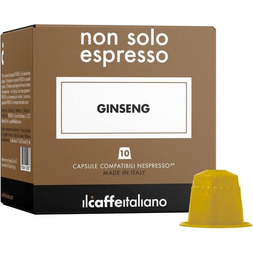 Il Caffè Italiano - 80 Capsules Compatibles Nespresso - Ginseng