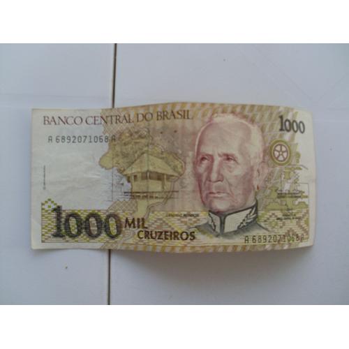 Billet De 1000 Cruzeiros  Candido Rondon