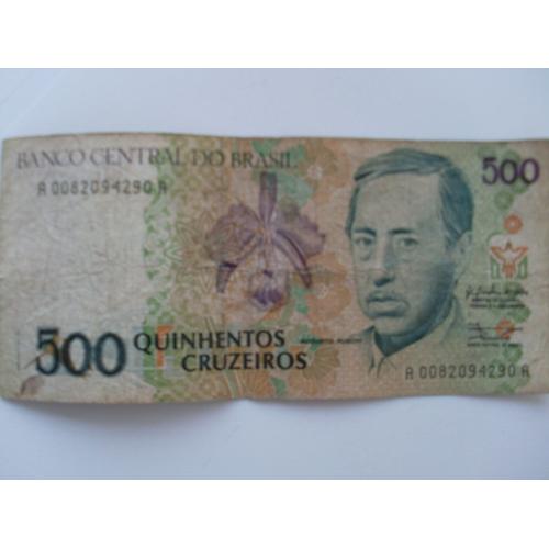 Billet 500 Cruzeiros Augusto Ruschi