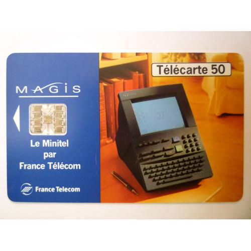 Télécarte France Telecom 50 Unités 1995 Magis Le Minitel