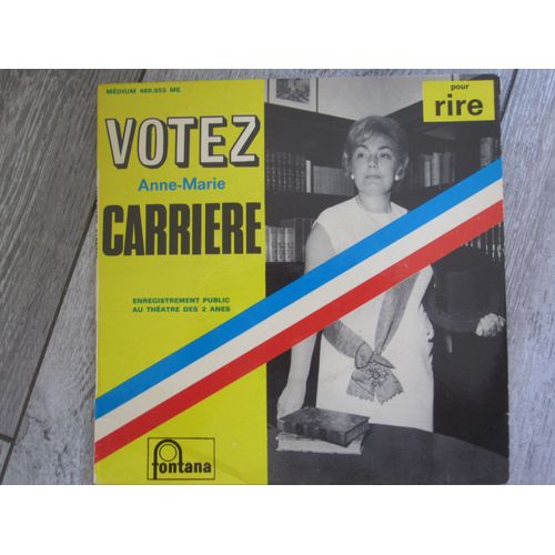 Votez Anne-Marie Carriere ( 45 Tours Ep Longue Durée )