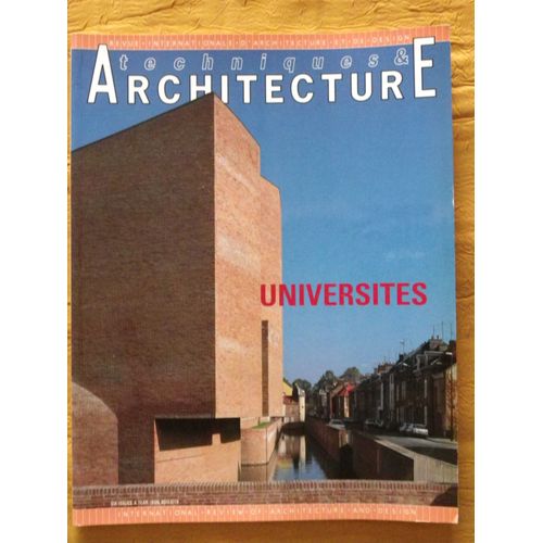 Techniques & Architecture  N° 411 : Universités
