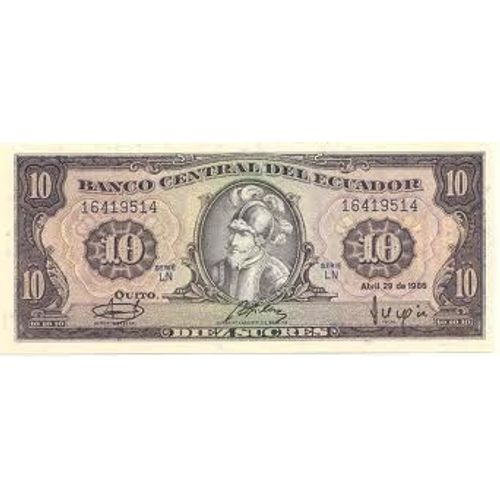 Equateur /  10 Sucres / Pick 121