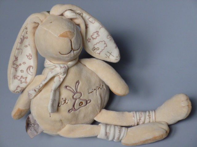 Doudou Lapin Beige P'tit Lapin Cmp