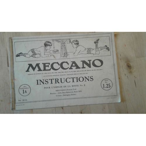 Meccano - Instructions Boîte 1a