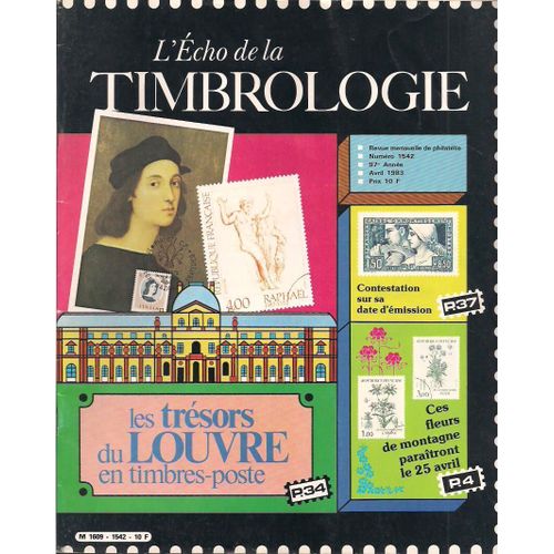 Écho De La Timbrologie  N° 1542 : Les Trésors Du Louvre En Timbres Poste
