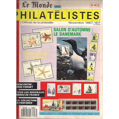 Le Monde Des Philatélistes 413 - Salon D'automne, Le Danemark