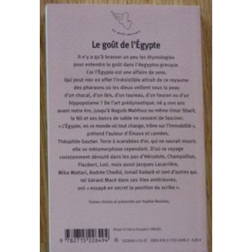 Le Goût De L'egypte