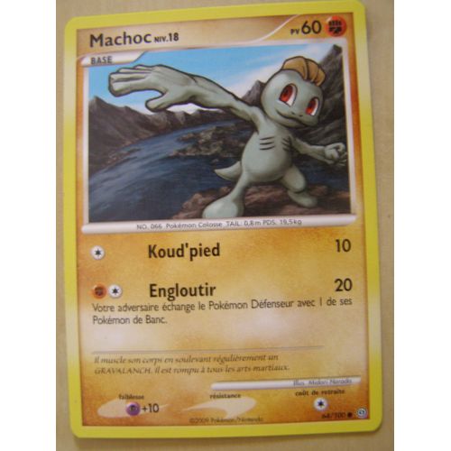 Carte Pokemon Machoc 60 Pv