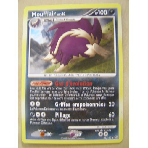 Carte Pokemon Moufflair 100 Pv