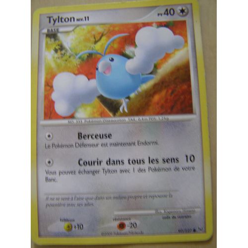 Carte Pokemon Tylton 40 Pv