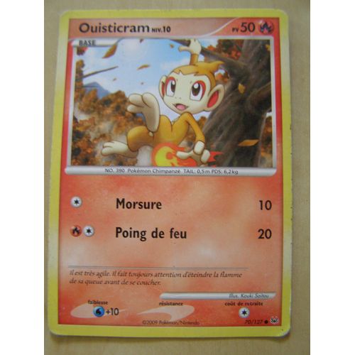 Carte Pokémon Ouisticram 50 Pv