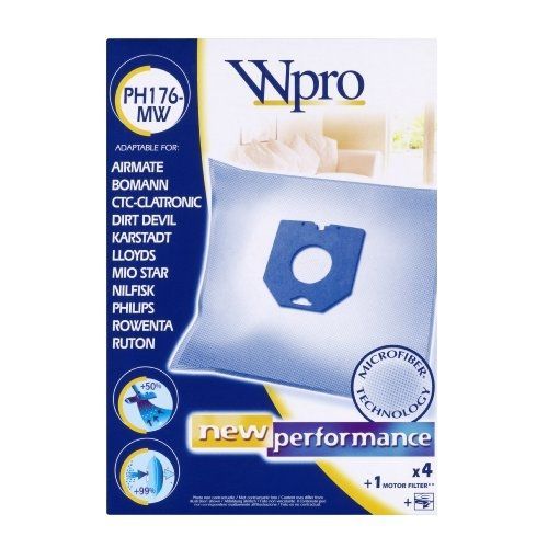 Wpro - Ph 176 W - 6 Sacs Aspirateur + Filtre
