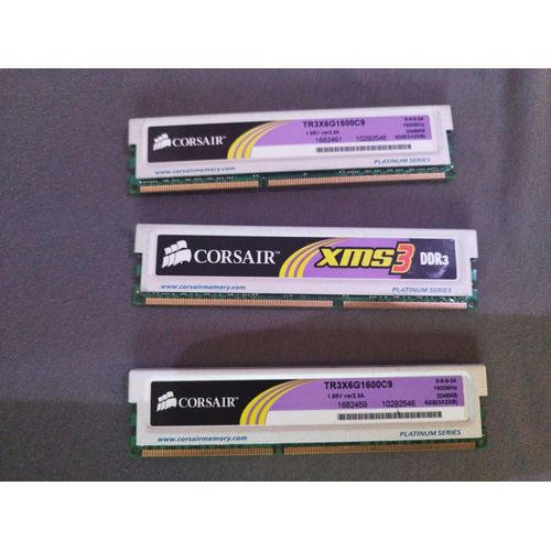Corsair XMS3 Twin3X DDR3 1600MHz 3x2Go