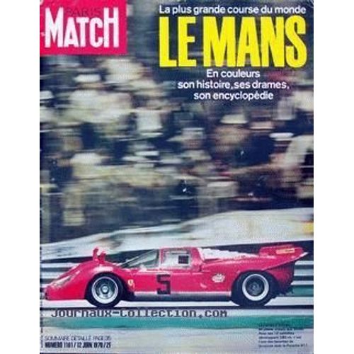 Paris Match N°1101 Du 12-06-1970