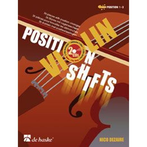 Dezaire : Violin Position Shifts (+ 2 Cds) - Violon