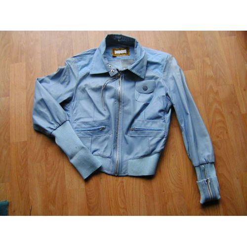 Blouson Evolution Cuir Et Tissu