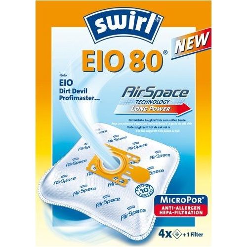 Swirl - Sacs D'aspirateur Eio80 Airspace - Eio 80 Airspace Poor Eio