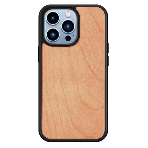 Porte-Cartes Magnétique 2 En 1 Étui En Bois Détachable Pour Iphone 14 Pro Max 13 12 11 Pro Xs Max 7 8 Plus Xr X