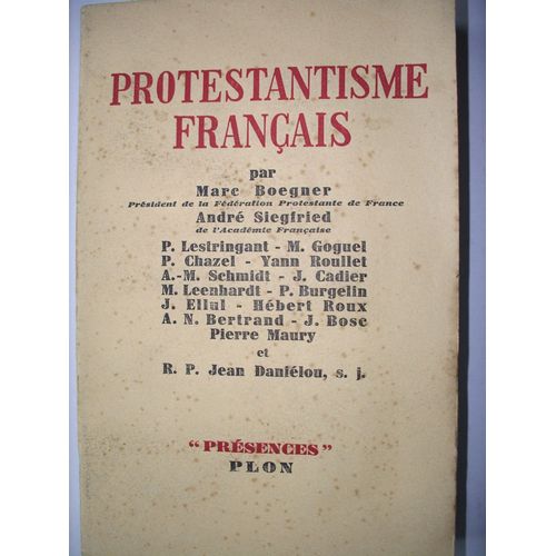 Protestantisme Français
