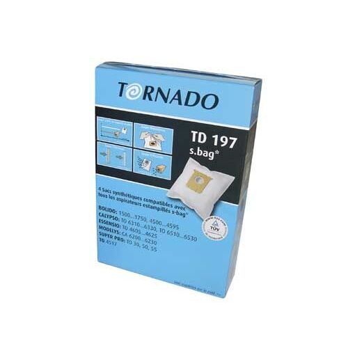 10 Sacs Aspirateur Pour Tornado Calypso TO 6510 / 6530 - Neuf - Compatible Philips, AEG