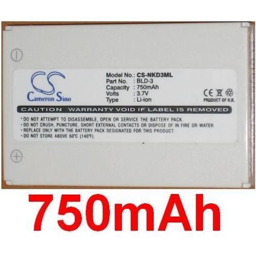 Batterie Li-Ion Pour Nokia 7250