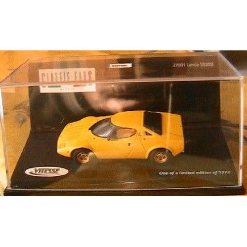 Lancia Stratos Jaune Yellow Vitesse 1/43 Italia Race-Vitesse