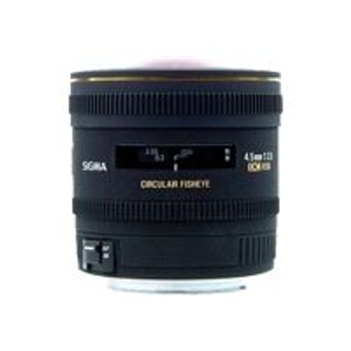 Objectif Sigma EX - Fonction Fisheye - 4.5 mm - f/2.8 DC HSM - Nikon F