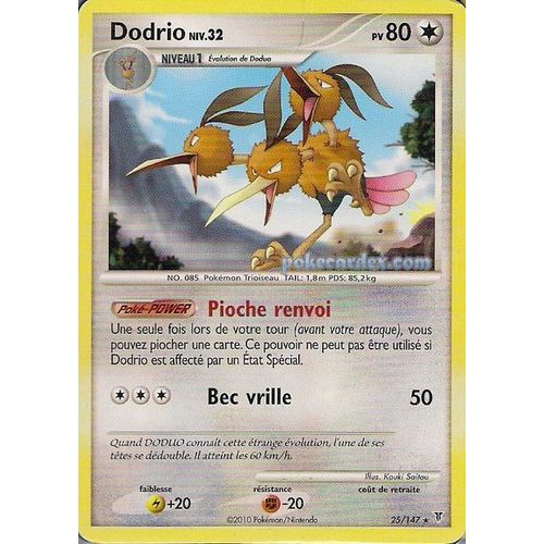 Dodrio (Rare)-Série Platine Vainqueurs Suprêmes N°25/147