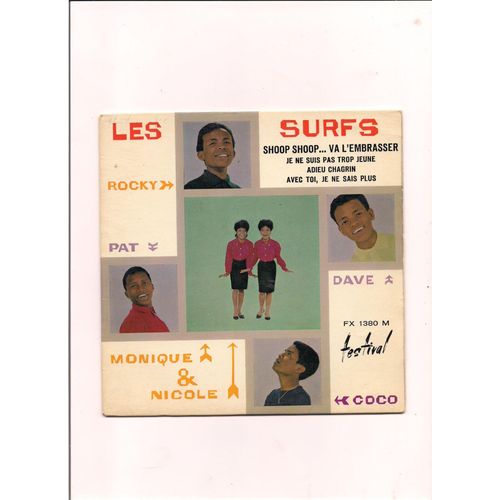 Shoop Shoop Va L Embrasser / Je Ne Suis Pas Trop Jeune / Adieu Chagrin / Avec Toi Je Ne Sais Plus