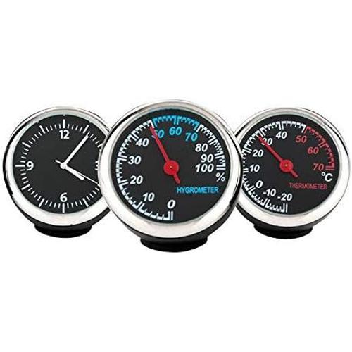 Horloge M¿¿Canique/Thermom¿¿Tre/Hygrom¿¿Tre ¿¿ Cristal Num¿¿Rique De Voiture De Voiture Lumineuse Lanco