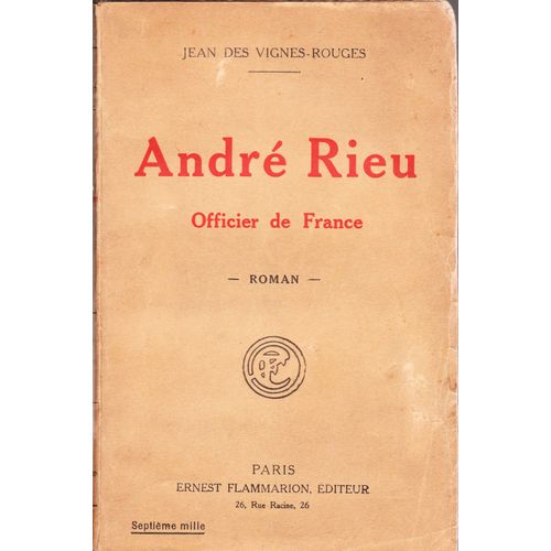 André Rieu, Officier De France André Rieu, Officier De France
