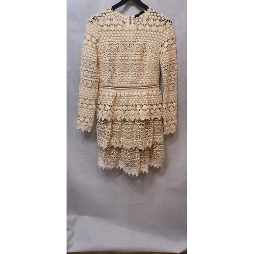 Robe Beige Dentelle Femme In Vogue Paris Taille S