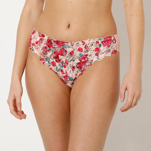 Slip Dentelle Imprimée Arum - Sans Complexe - Écru