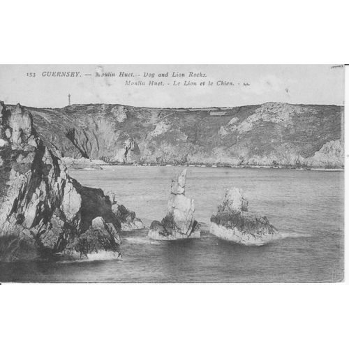 Guernesey - Moulin Huet - Le Lion Et Le Chien - Be - Ref 061086