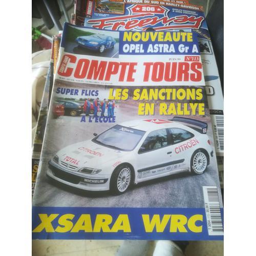 Compte Tours 113 De 1999 Corse,Automne,Peugeot 206 Rallycross,Xara Wrc