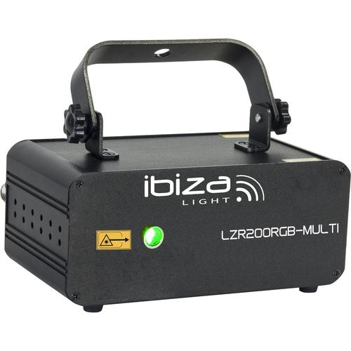 Ibiza Light LZR200RGB-MULTI - Laser RGB multipoints DMX 200mw