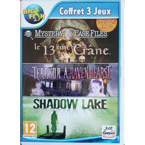 Coffret 3 Jeux "Mystery Case Files" : Le 13éme Crâne - Terreur À Ravenhurst - Shadow Lake
