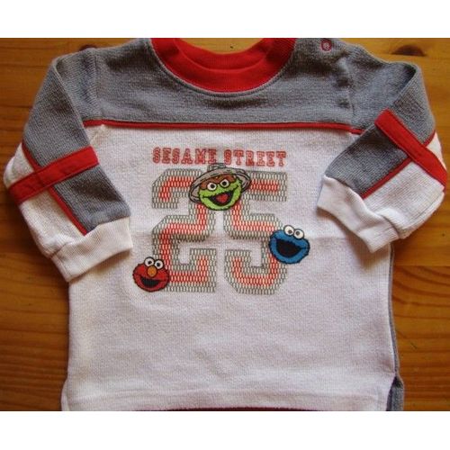 T-Shirt Sesame Street Elmo Et Cie 12 Mois Tbe