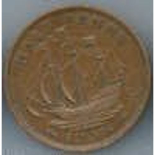 Royaume Uni - Grande Bretagne = Half Penny ( Bateau) , Année 1938, En Bronze.