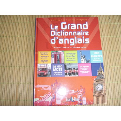 Dictionnaire Français Anglais Et Anglais Français