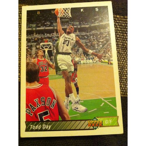 Upper Deck Nba 92/93 N° 204 Todd Day