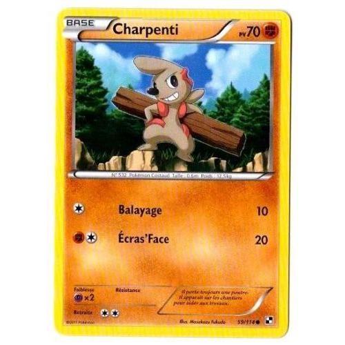 Charpenti (59/114) - Pokemon Noir Et Blanc