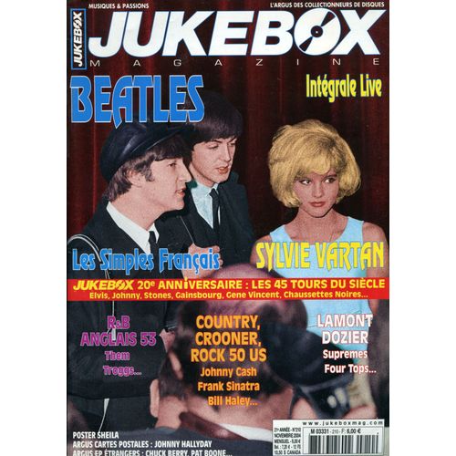 Jukebox Magazine  210 -  Les Beatles - Sylvie Vartan, Rock Us 50, Argus Disques Vinyle