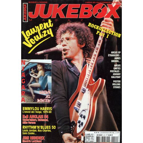 Jukebox Magazine 211 - Laurent Voulzy - Emmylou Harris - Jimi Hendrix - Niagara - Argus Vinyle