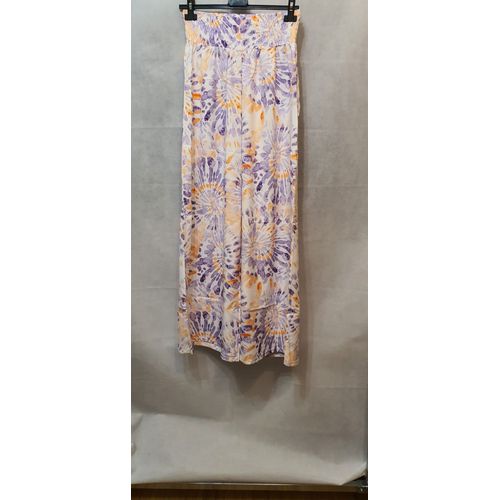 Pantalon Violet Fluide D'ete Femme Ki&love Paris Taille Unique