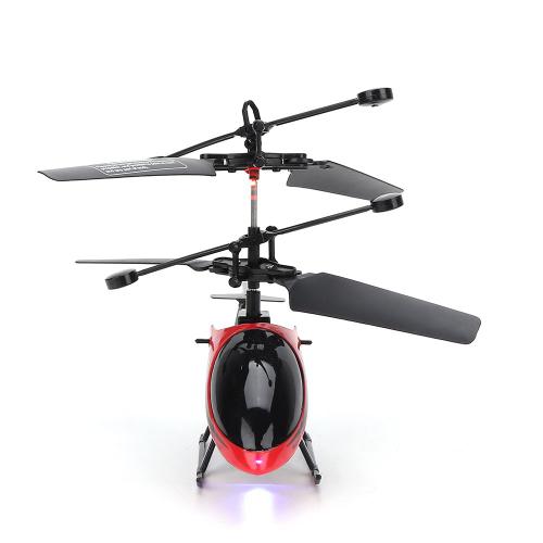 Mini Modèle De Drone Hélicoptère Télécommandé Bidirectionnel Jouet D'avion Télécommandé Pour Enfants (Batterie Non Incluse) (Rouge)-Générique