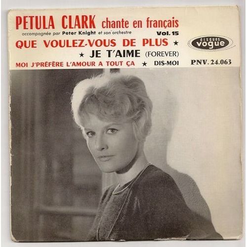 Que Voulez Vous De Plus-Dis Moi-Moi J'prefere L'amour A Tout Ça-Je T'&ime